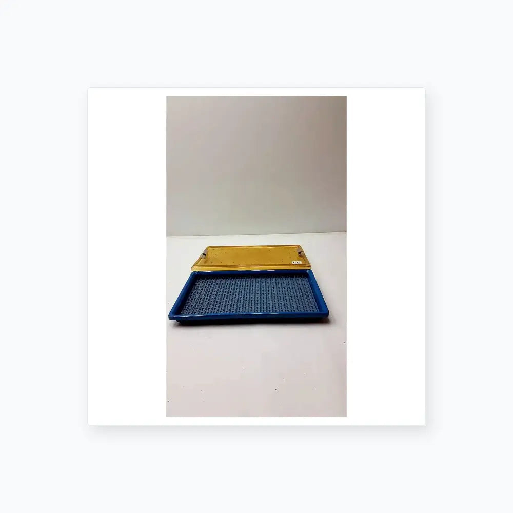 Reuse Medical Plastic Sterilization Tray With Silicone Finger Mat Sterilization Trays & Cases, second-hand product photo 1