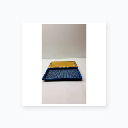 Reuse Medical Plastic Sterilization Tray With Silicone Finger Mat Sterilization Trays & Cases, second-hand product photo 1