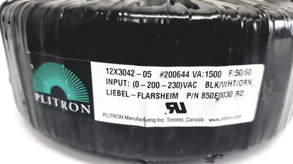 PLITRON Toroidal Transformer MPN 12X3042-05, 0-230 VAC Toroidal Transformer, second-hand product photo 1