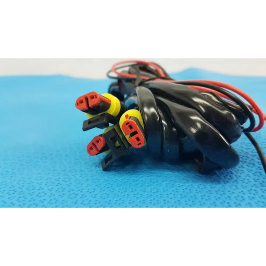 Generic Plug & Play 6.5ft Grille Light Extension Wire H11 Harness Wire Connector Wiring Harness, second-hand product photo 2
