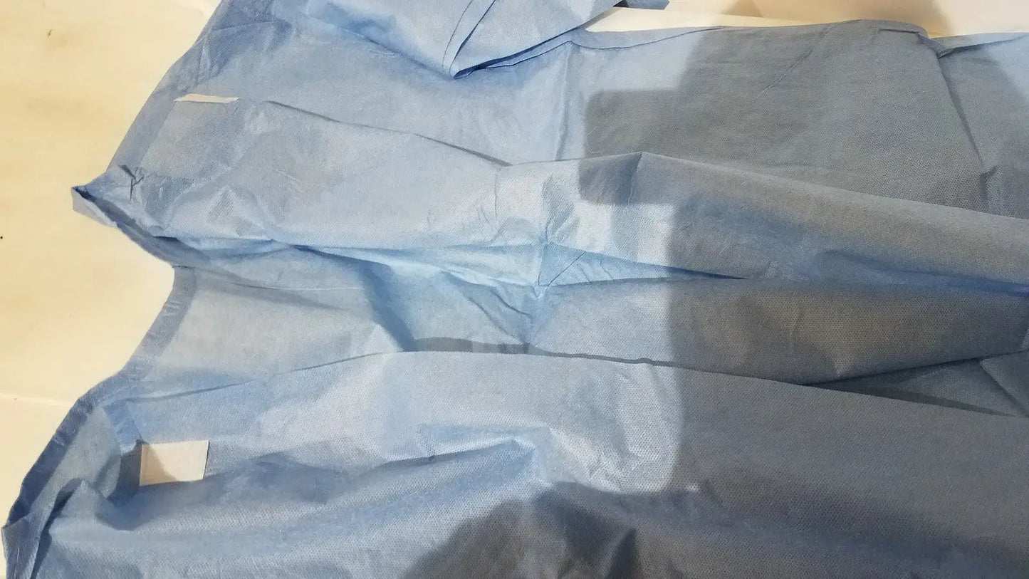 Reuse Medical Pod Disposable Isolation Gown Blue – Single Use Medical PPE Gown Centrifuge Tubes, second-hand product photo 1