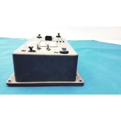Black rectangular polaris control module ecu with metallic screws and label for engine management system