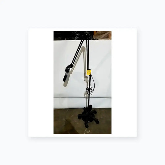Reuse Medical Portable Magnifying Light Lamp AC110V/60Hz With Rolling Stand Lamps, as-is (for parts) product photo 1