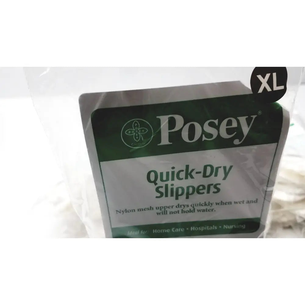 Posey quick dry slippers xl with white nylon mesh upper and non slip rubber soles in a lot of 32 units