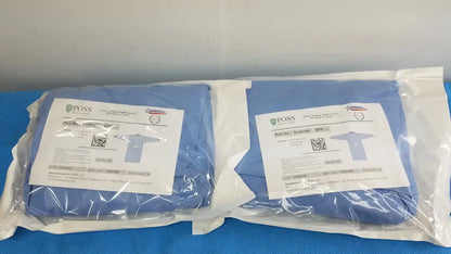 Poss Medical Supplies E104180 AAMI Level 4 Surgical Gown, XX-Large - Lot of 2 Surgical Gown, new product photo 1