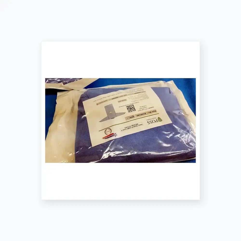 Poss Medical Supplies E104180 AAMI Level 4 Surgical Gown, XX-Large - Lot of 2 Surgical Gown, new product photo 4