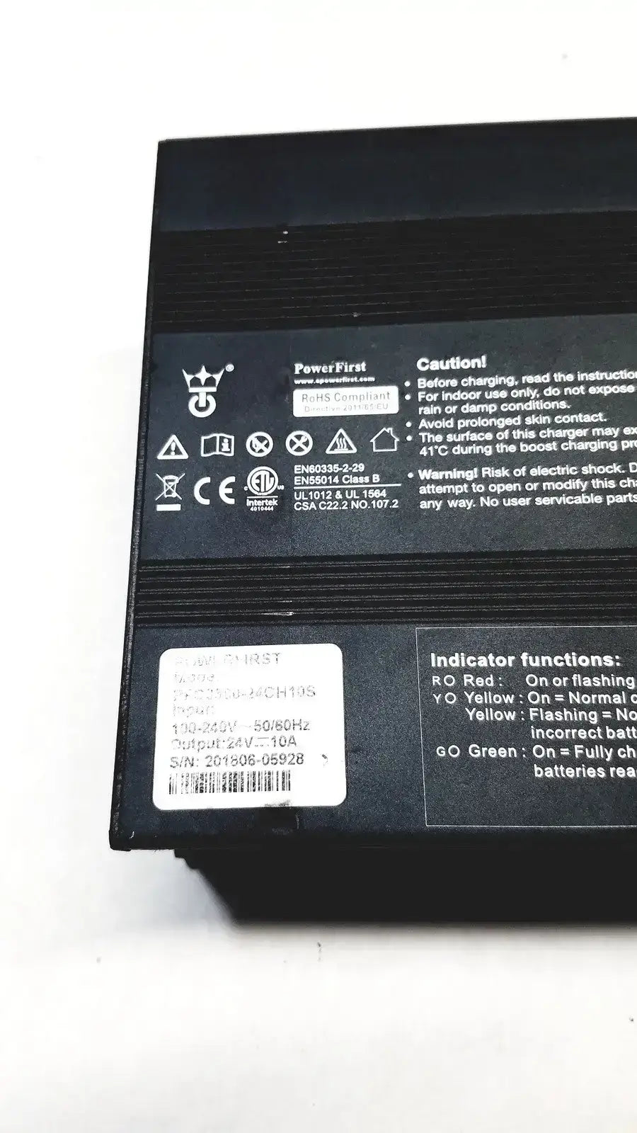 Powerfirst PFC0300-24CH10S Power Supply, Input 100-240V, Output 24V Power Supply, second-hand product photo 9