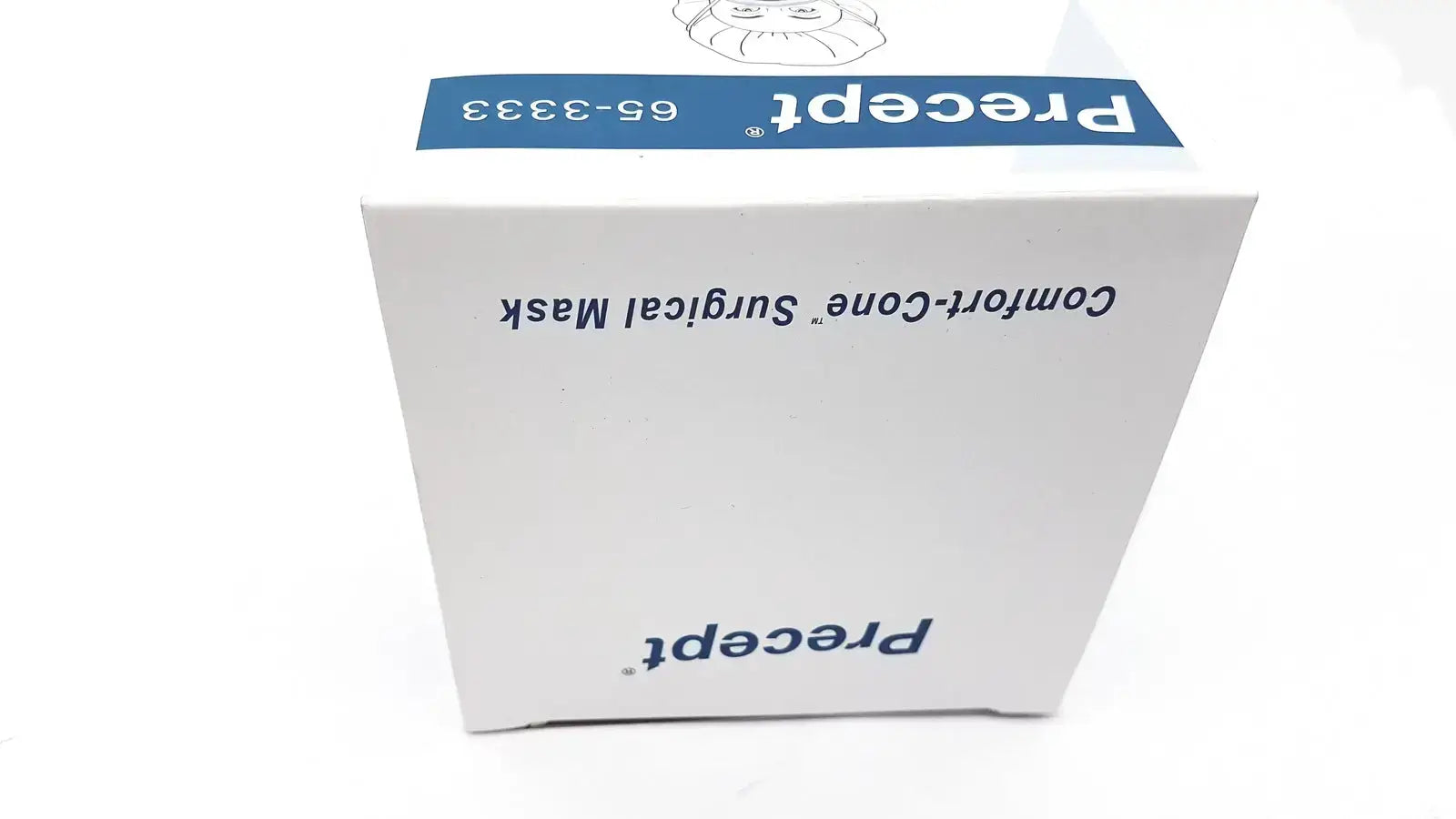 Precept 653333 Comfort Cone Molded Surgical Face Mask Blue 50/Box Surgical Face Mask, new product photo 5
