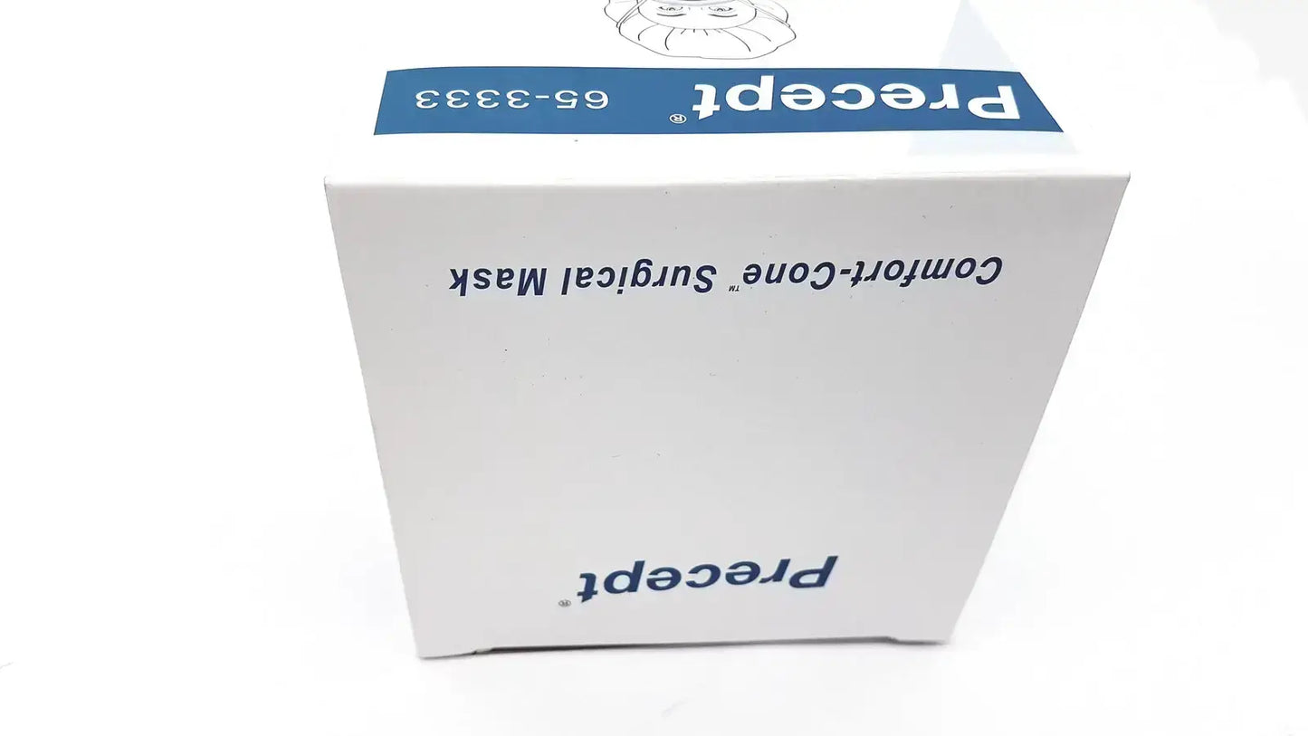 Precept 653333 Comfort Cone Molded Surgical Face Mask Blue 50/Box Surgical Face Mask, new product photo 5