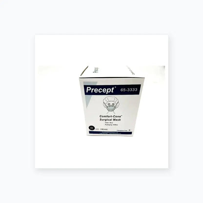 Precept 653333 Comfort Cone Molded Surgical Face Mask Blue 50/Box Surgical Face Mask, second-hand product photo 2