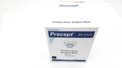 Precept 653333 Comfort Cone Molded Surgical Face Mask Blue 50/Box Surgical Face Mask, new product photo 3