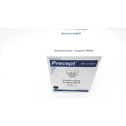 Precept 653333 Comfort Cone Molded Surgical Face Mask Blue 50/Box Surgical Face Mask, second-hand product photo 3