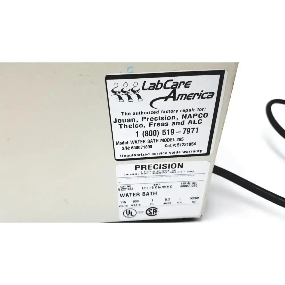 Precision 51221050 Microprocessor Controlled Water Bath Laboratory Water Bath, second-hand product photo 3