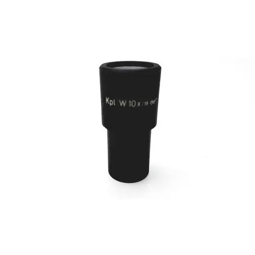 Black kpl w 10x/18-64 microscope objective lens showcasing carl zeiss germany’s optics legacy precision design