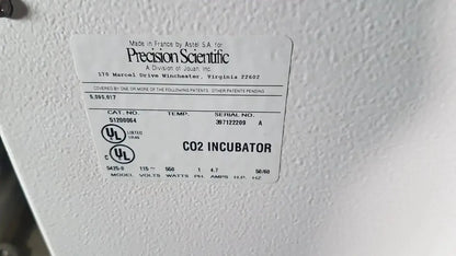 Napco Precision Napco Series 5425, 51200064 Co2 Incubator CO2 Incubator, as-is (for parts) product photo 19