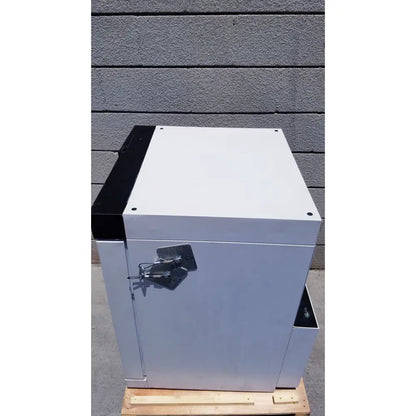 White and black industrial-grade laboratory oven with sturdy metal construction in precision scientific napco water jacketed co2 incubator