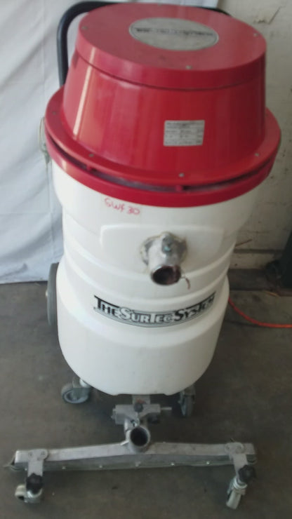 The Surtec System C72F1 Wet/Dry Vacuum Cleaner 115V S/N 2443