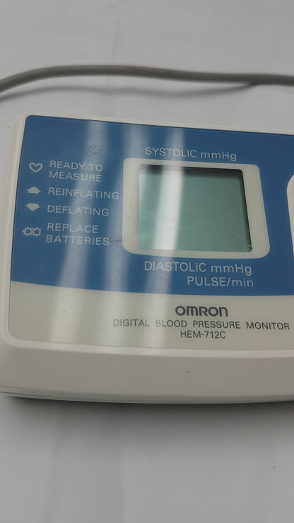 Omron HEM-712C Automatic Digital Blood Pressure Monitor With Cuff