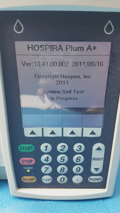 Lot of 2 Hospira Infusion pumps S/N 16013880