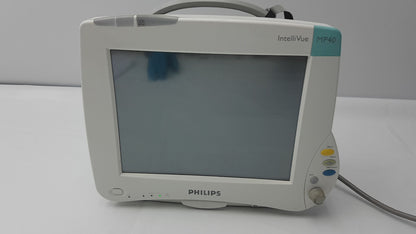 Philips IntelliVue MP40 Patient Monitor With ECG SpO2 Cables
