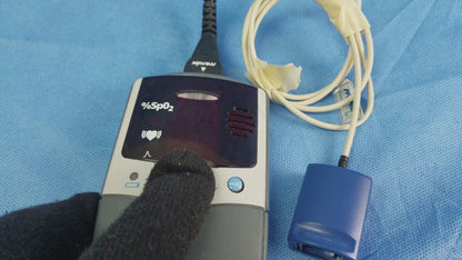 Nonin 2500A SPO2 Digital Pulse Oximeter With Finger Sensor Ref 5822-500-06