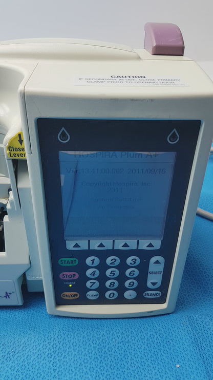 Lot of 2 Hospira Plum A+ Infusion pumps