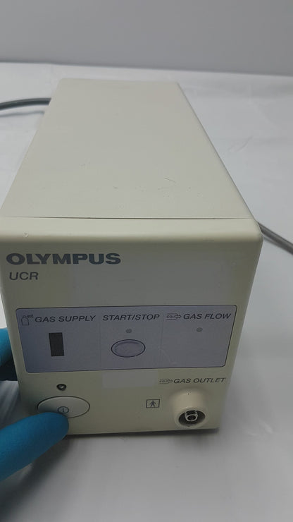 Olympus UCR Endoscopic CO2 Regulation Unit With MAJ-1080 CO2 Hose PIN and Yoke