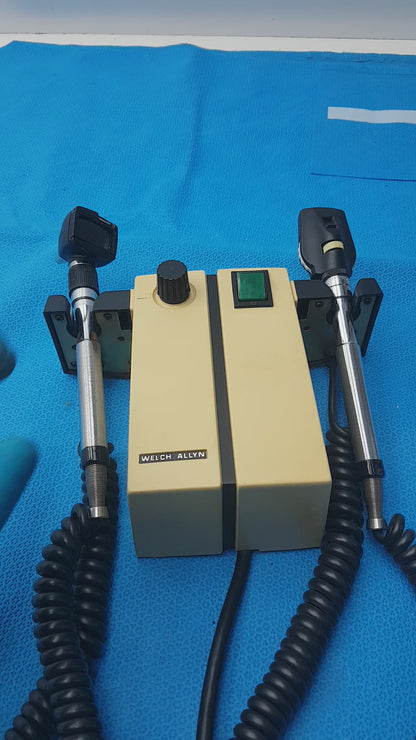 Welch Allyn Wall Transformer Set Ophthalmoscope Otoscope