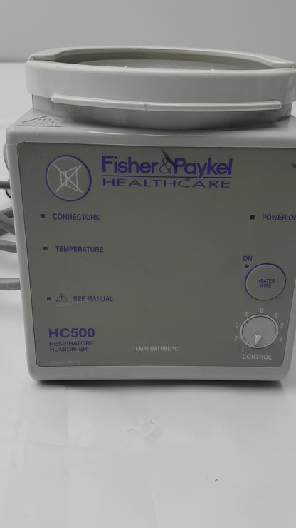 Fisher & Paykel Healthcare HC500 Heated Respiratory Humidifier Ref HC500JHU