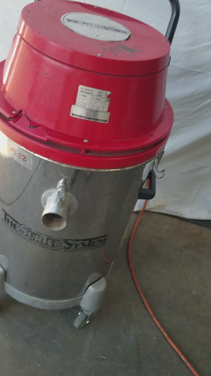 The Surtec System F46F Industrial Heavy Duty Wet/Dry Drum Vacuum Cleaner
