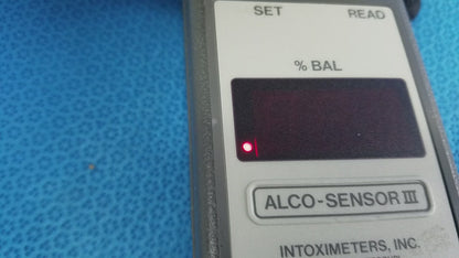 Intoximeters Inc Alco-Sensor III Breathalyzer With Case & Straws