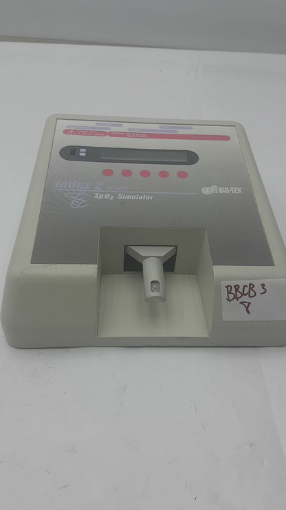 BIO-TEK Index 2 Series Spo2 Simulator Pulse Oximeter Analyzer Tester S/N 136275
