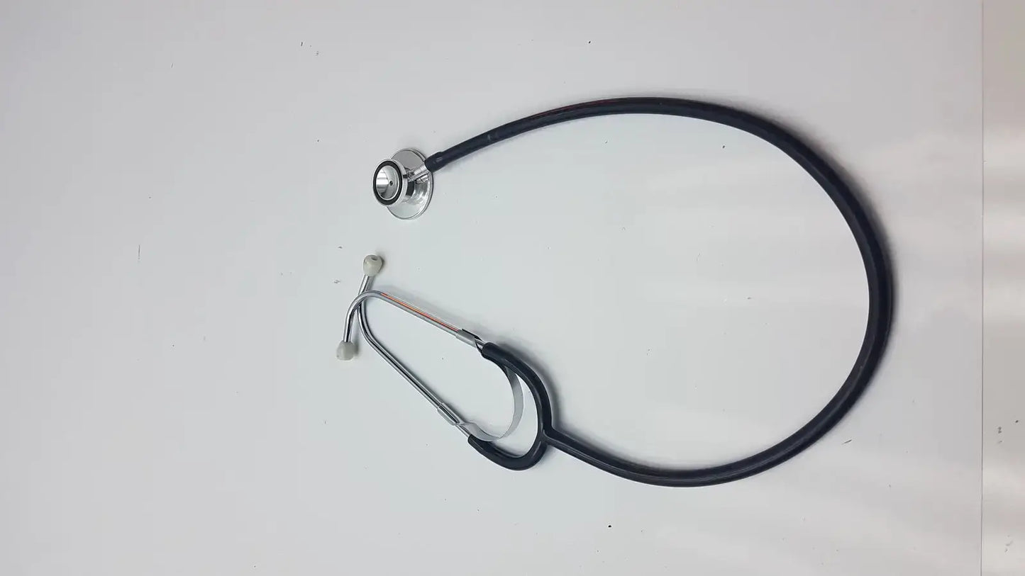Unbranded Professional Dual Head Student Doctor Nurse Classical Stethoscope Black Stethoscope, second-hand product photo 3