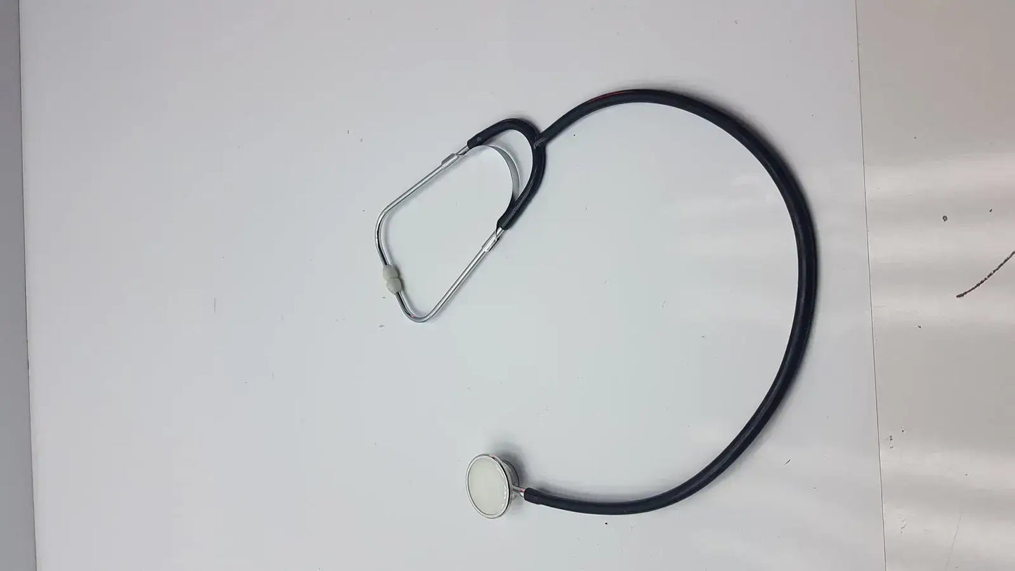 Unbranded Professional Dual Head Student Doctor Nurse Classical Stethoscope Black Stethoscope, second-hand product photo 4