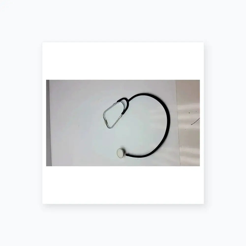 Unbranded Professional Dual Head Student Doctor Nurse Classical Stethoscope Black Stethoscope, second-hand product photo 4