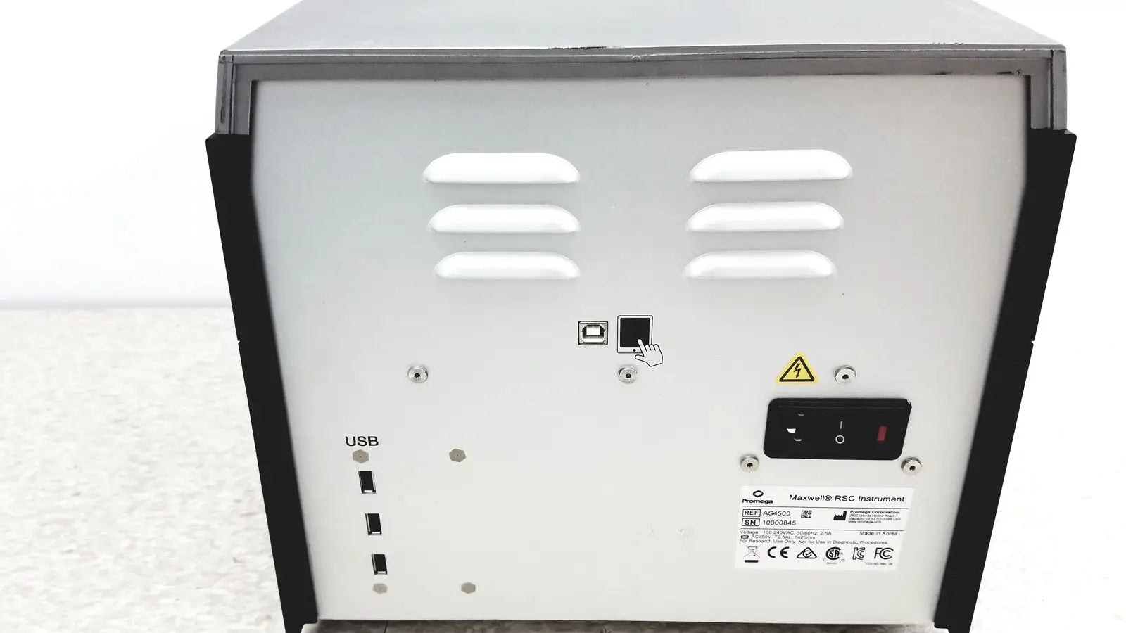 Promega Maxwell RSC AS4500 Automated Nucleiic Acid Purification Device Automated Nucleic Acid Purification System, second-hand product photo 4