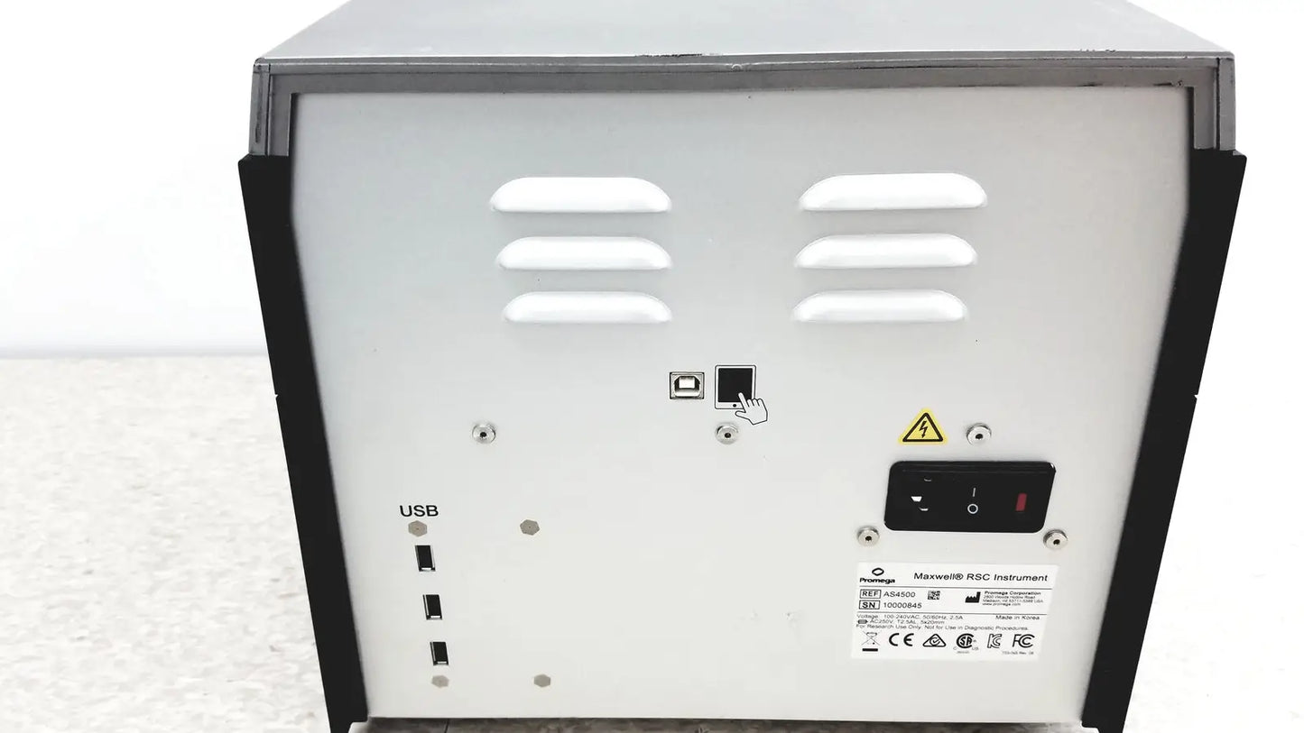 Promega Maxwell RSC AS4500 Automated Nucleiic Acid Purification Device Automated Nucleic Acid Purification System, second-hand product photo 4