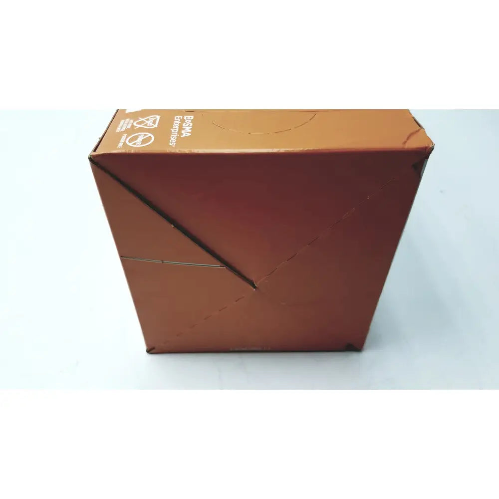 A brown cardboard box with creases showing the protexis pi polyisoprene polyisoprene surgical glove 71-2d72pt85 size 8 1/2