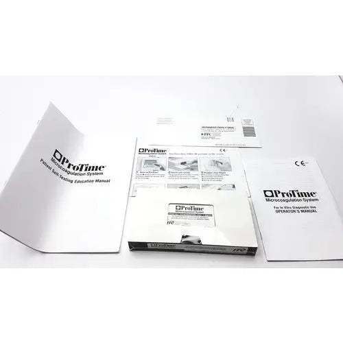 White paper manuals for the protime ivd microcoagulation system detailing the proline microsurgical device