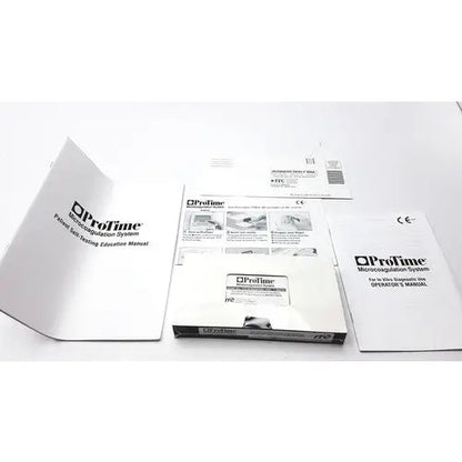 White paper manuals for the protime ivd microcoagulation system detailing the proline microsurgical device