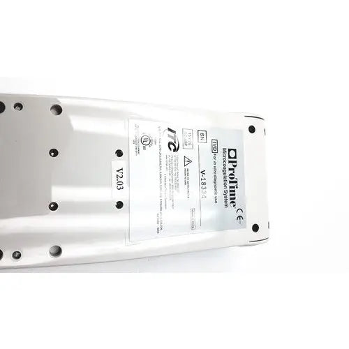 White plastic protime microcoagulation board with black screw holes for vitro diagnostic reuse medical applications