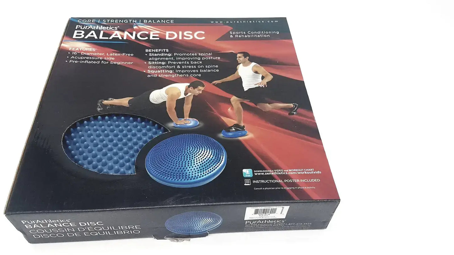 PurAthletics Balance Disc 16" Diameter Latex-Free Balance Disc, second-hand product photo 6