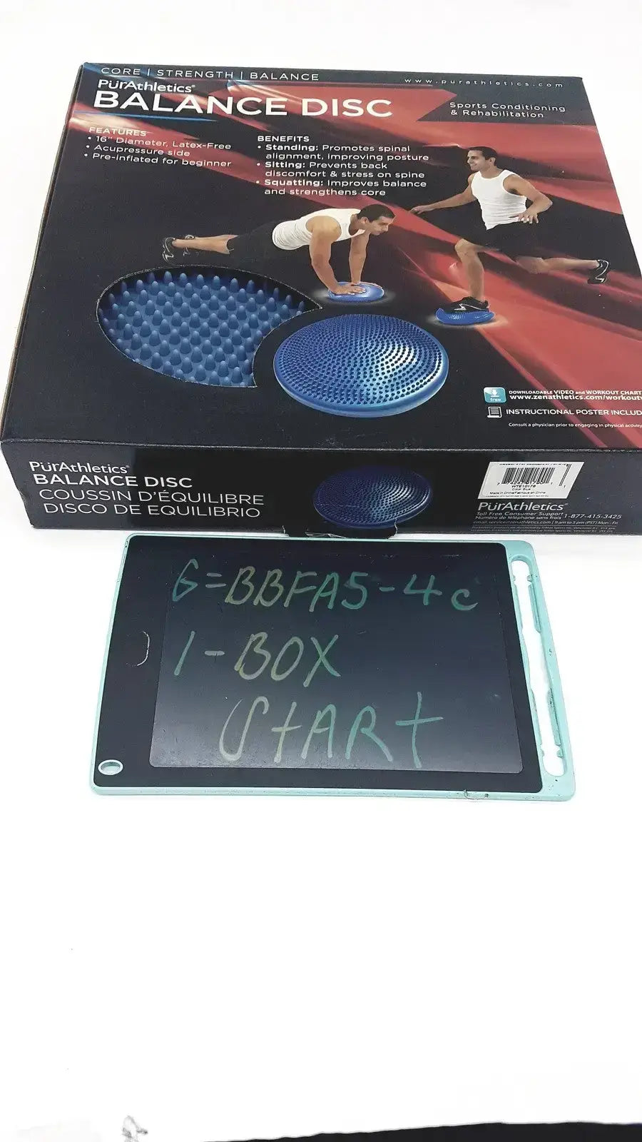 PurAthletics Balance Disc 16" Diameter Latex-Free Balance Disc, new product photo 5