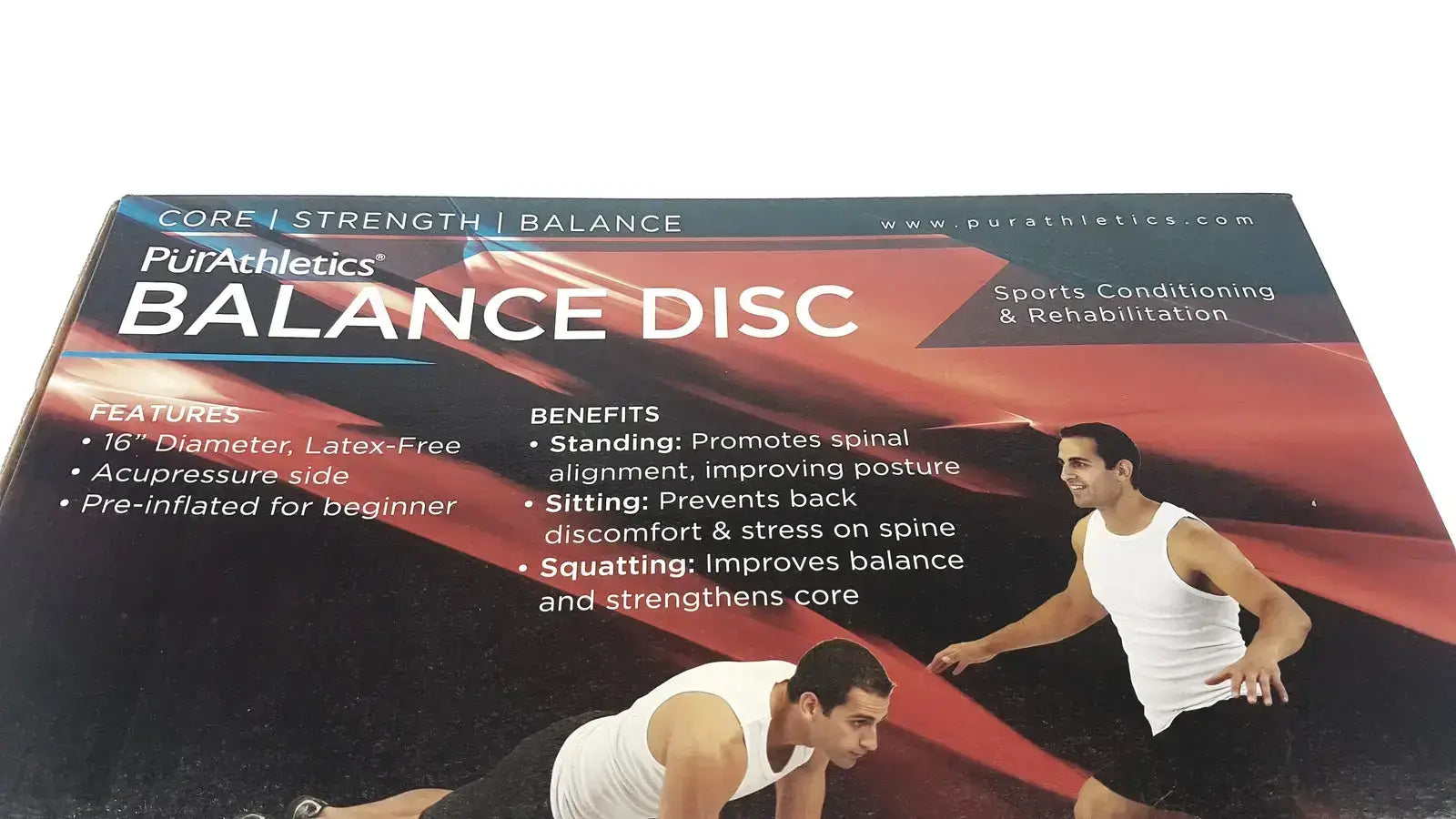 PurAthletics Balance Disc 16" Diameter Latex-Free Balance Disc, second-hand product photo 1