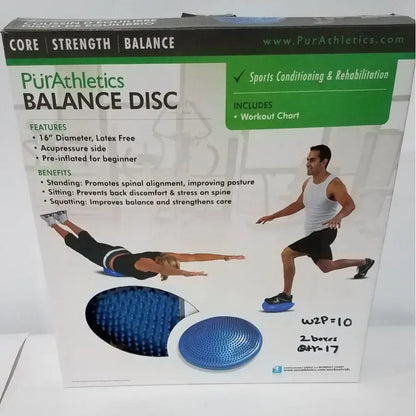Reuse Medical PurAthletics Balance Disc – 16" Diameter, Latex-Free Stability Cushion Centrifuge Tubes, second-hand product photo 1