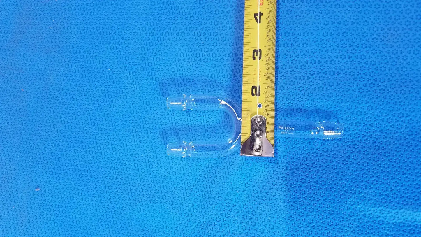 PYREX PYEX Shaped Connecting Tube, 12mm OD x 1/4" NPT Shaped Connecting Tube, second-hand product photo 4