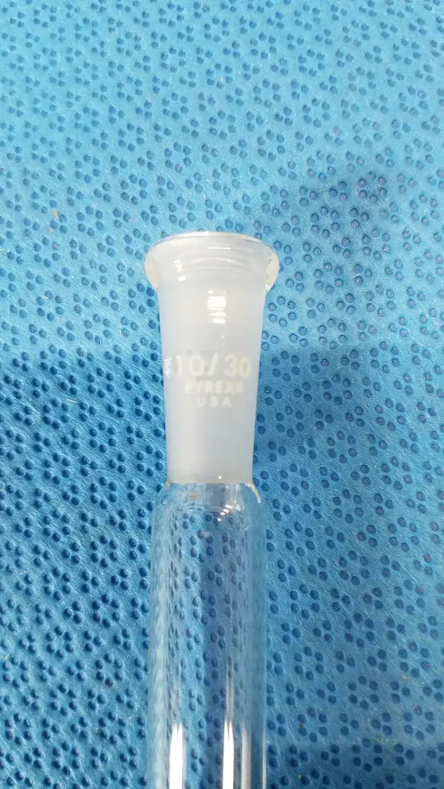 PYREX 10/30 Ground Glass Joint Heat & Chemical Resistant Lab Glassware Laboratory Glassware, second-hand product photo 3