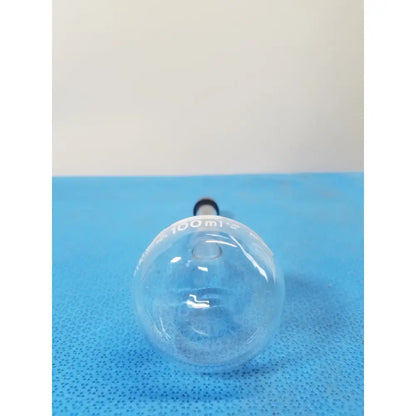 Pyrex 100 mL Round Bottom Kjeldahl Flask with Stopper – Borosilicate Laboratory Kjeldahl Flask, second-hand product photo 2