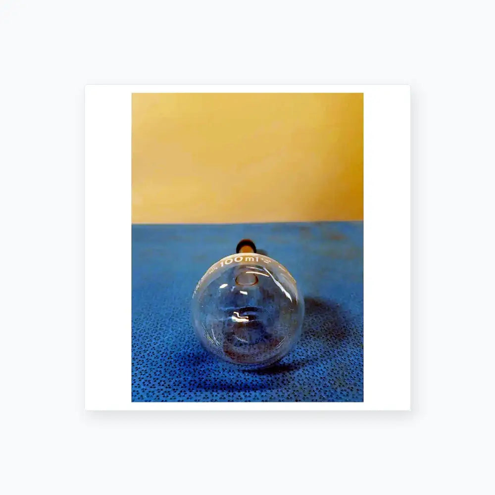 Pyrex 100 mL Round Bottom Kjeldahl Flask with Stopper – Borosilicate Laboratory Kjeldahl Flask, second-hand product photo 2