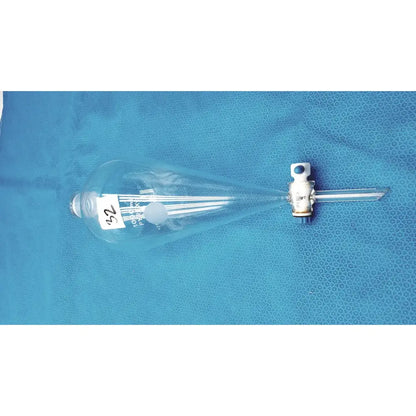 Pyrex 1000 mL Glass Separatory Funnel with Stopper – Borosilicate Glass Separatory Funnel, second-hand product photo 1